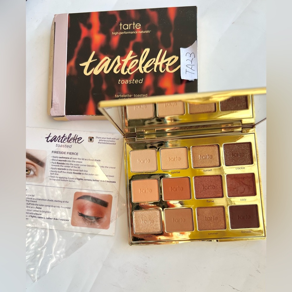 1 Color Damage )TARTE TARTELETTE TOASTED EYESHADOW PALETTE AMAZONIAN CLAY New